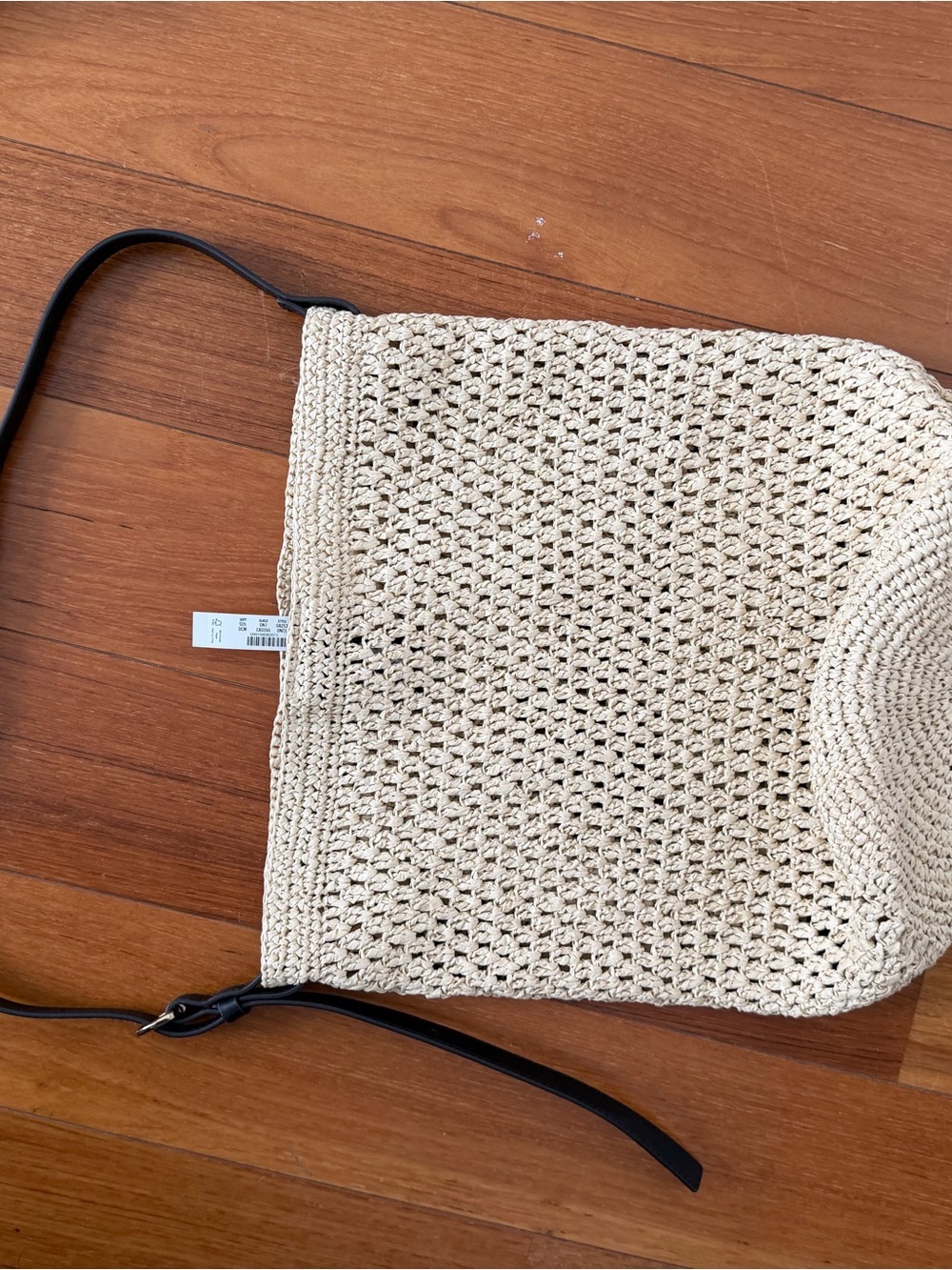 Madewell Handwoven Straw Bucket Bag